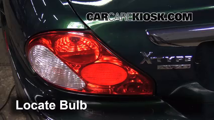 2005 Jaguar X-Type 3.0L V6 Sedan Lights Turn Signal - Rear (replace bulb)
